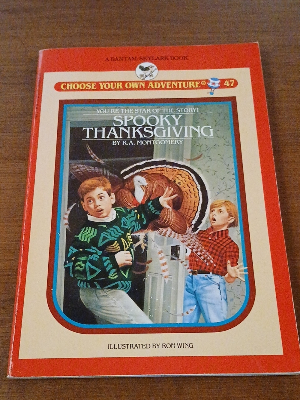 Spooky Thanksgiving #47  by RA Montgomery Rare Choose Own Adventure Vintage P